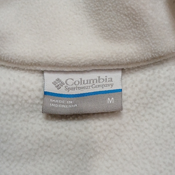 Columbia Women's White Fleece Jacket - Picture 7 of 12